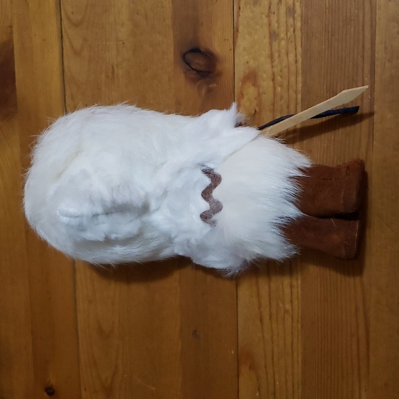 Eskimo Doll 6.5" Authentic Fur Suede Boots New - Picture 3 of 4